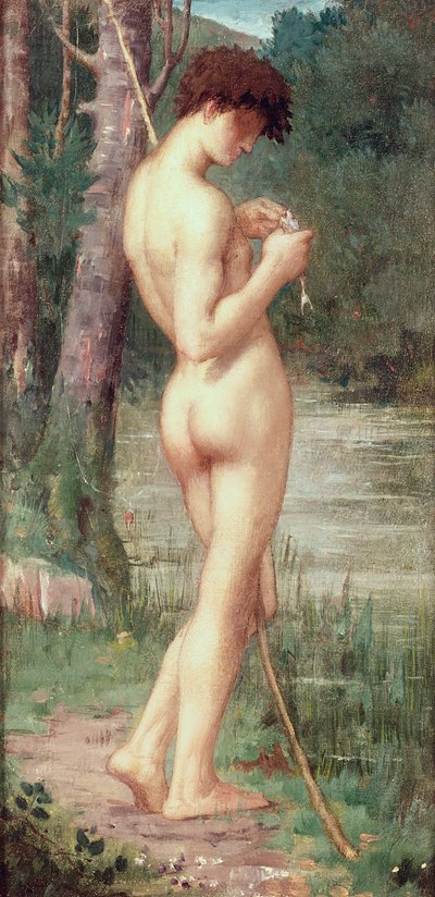 Der kleine Fischer von Pierre Puvis de Chavannes